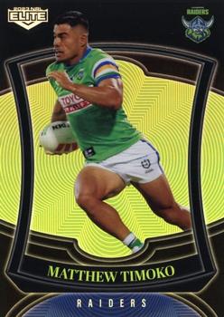 2023 NRL Traders Elite - Silver Specials #P015 Matthew Timoko Front